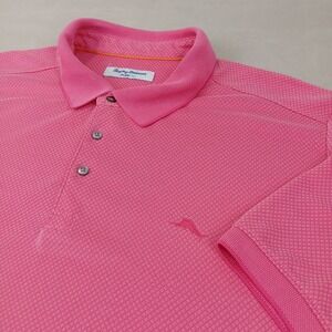 Tommy Bahama XXL Mens Shirt Polo Modal Knit Pink 26x30 Soft